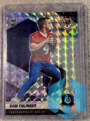 2021 Panini Mosaic Sam Ehlinger Silver Mosaic Rookie Prizm #372 Colts